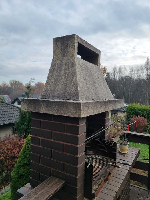 Komin/Daszek do grilla ogrodowego