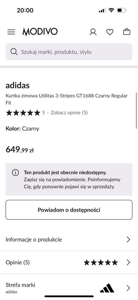 Kurtka meska adidas