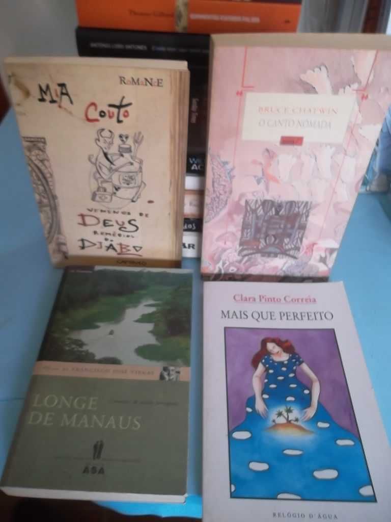 Literatura 4EUR cada Mia Couto, Clara P. Correia, Markus Suzak, etc