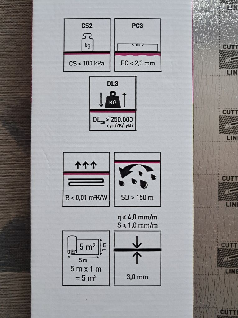 Podkład pod panele 3 mm Arbiton Multiprotect Absolute