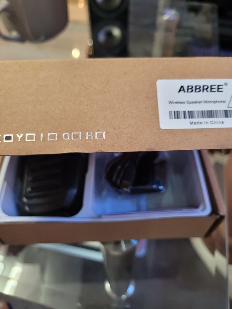 Mikrofon bluetooth mikrofonoglosnik Abbree baofeng quansheng trx zello