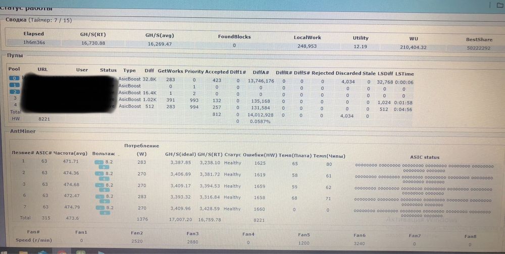 Майнер Asic Bitmain S9 dual/S10 сдвоенный. 17 T. Майнинг, биткоин