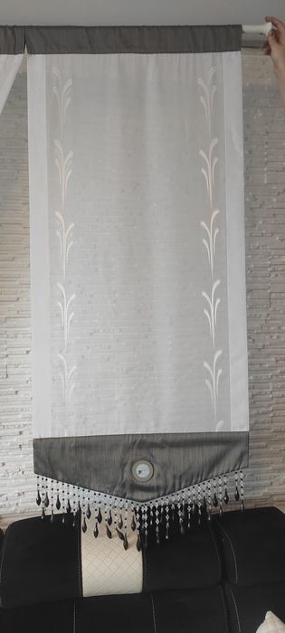 Firany Panele z Kryształkami Glamour