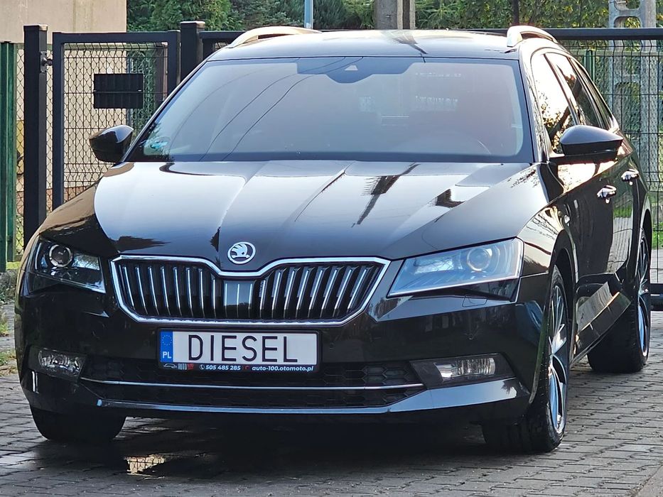 Skoda Superb 190KM/DSG/L&K/kamera/el.klapa/bixenon/grz.fotele/grz.szy/brązowe skóry