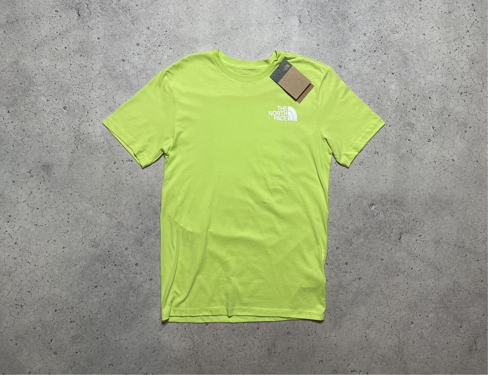 Мужская Новая Оригинальная Футболка The North Face Box Logo,S-M