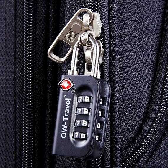 Kłódki z szyfrem 4 Cyfrowe Kłódki Walizkowe 2 szt.