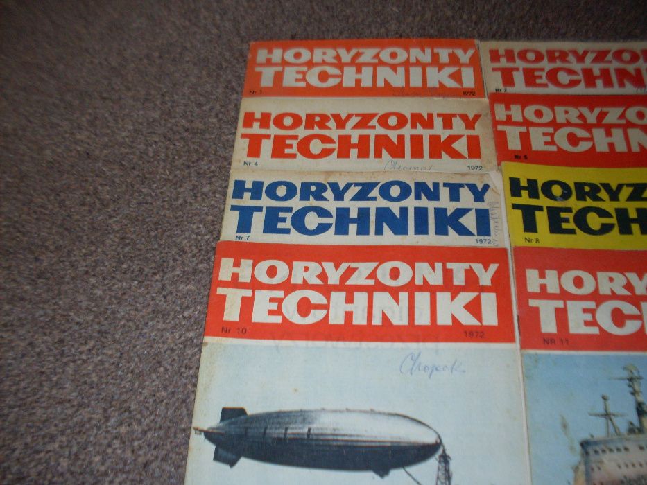 Horyzonty techniki 1972r. kompletny rocznik