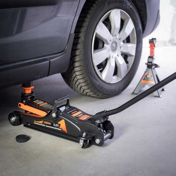 Niskoprofilowy PODNOŚNIK HYDRAULICZNY 2,5T ŻABA Wysokiej jakości NOWY