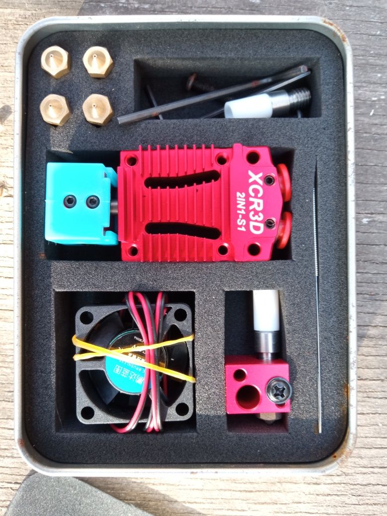 XCR3D 2IN1-S1 Hotend комплект для 3d принтера