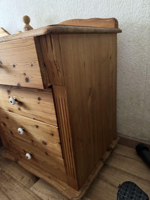 Mała komoda sosnowa lita sosna sypialnia sosnowa meble sosnowe
