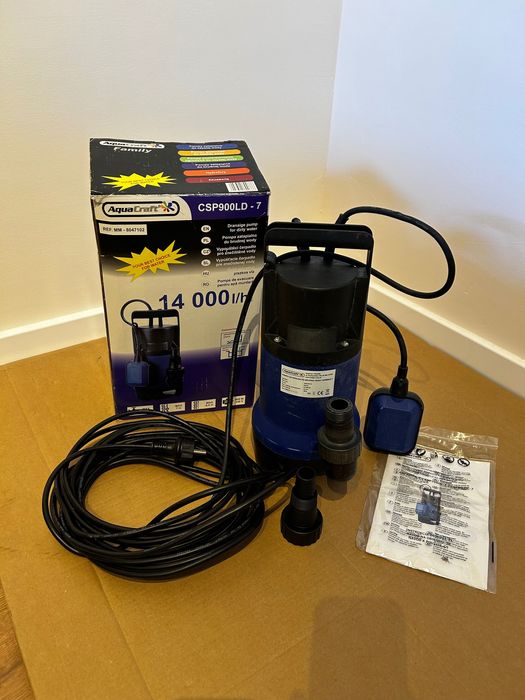 Pompa zatapialna do wody brudnej Aquacraft 900W 14000 l/h