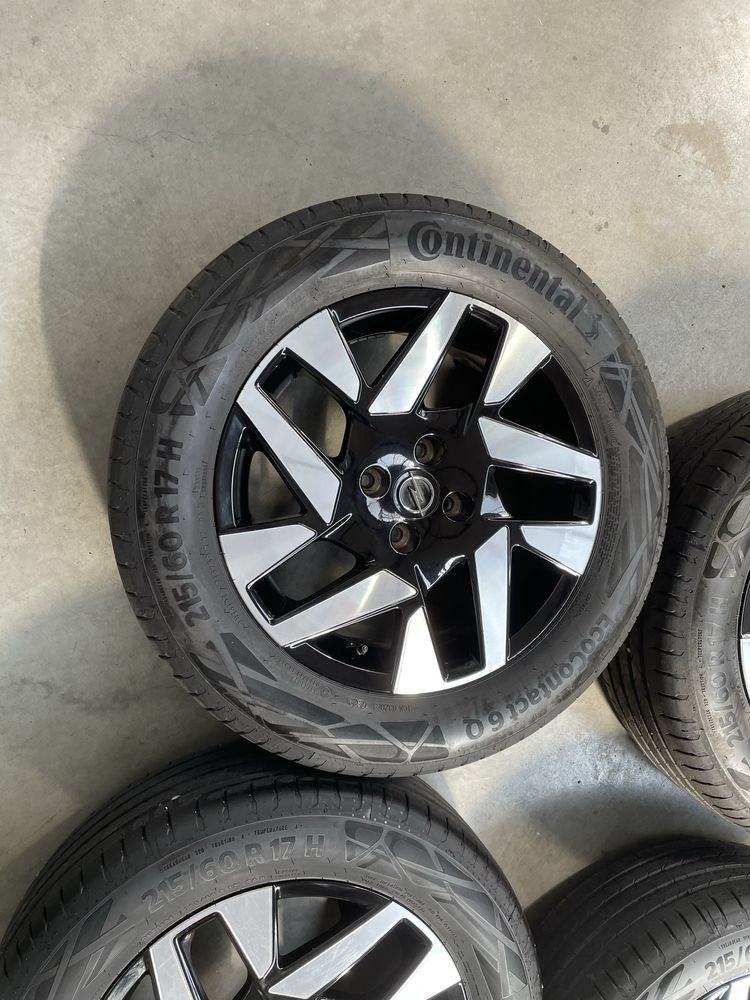 Kola felgi opel mokka B II 17 cali 4x108 opony 215/60/17 continental