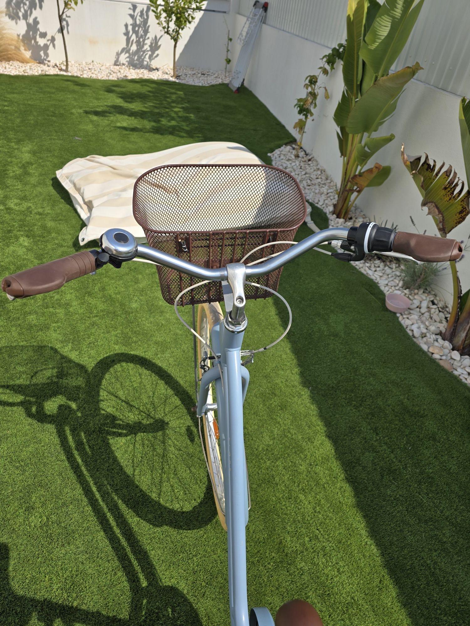 Bicicleta de cidade ELOPS 520 Azul Decathlon