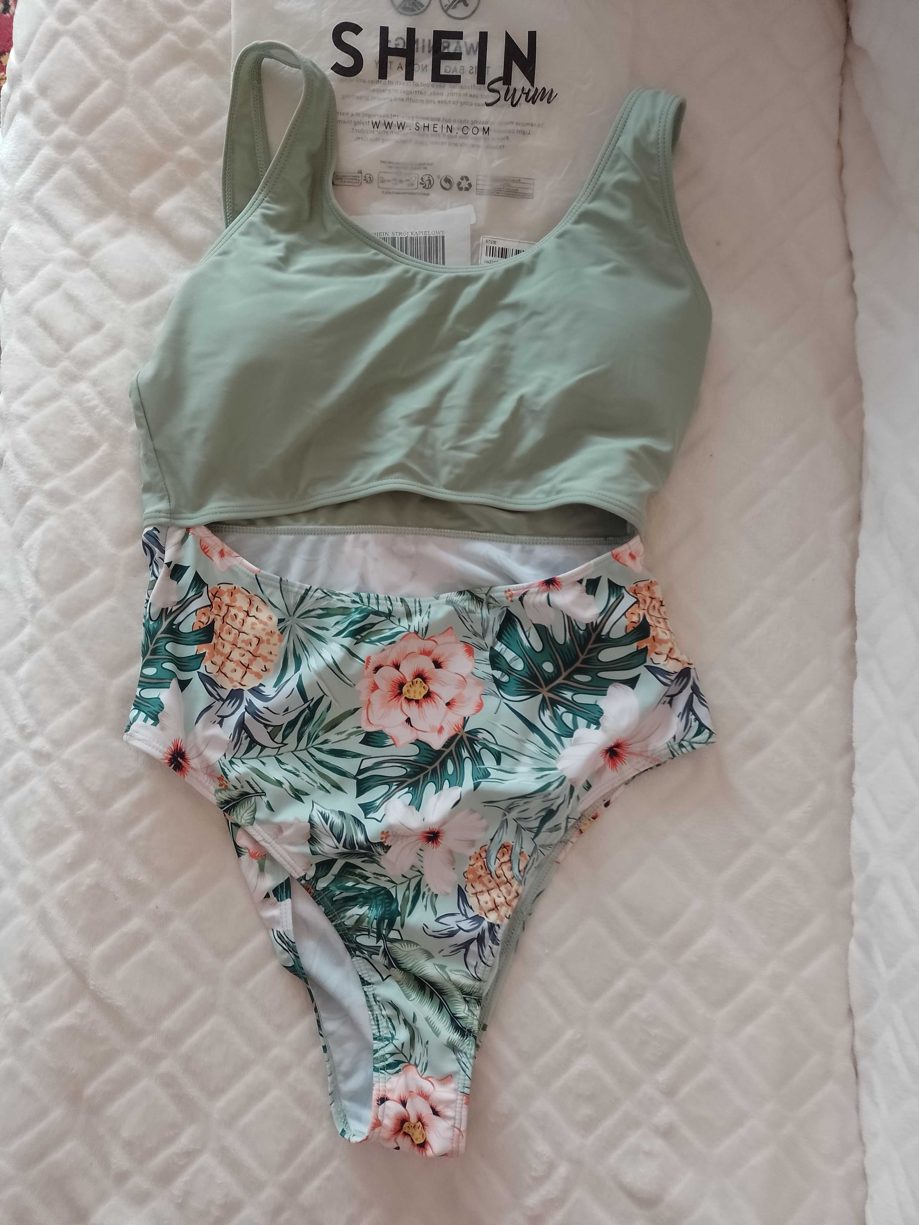 (40/L) Shein/ Ekskluzywny strój kąpielowy monokini, NOWY