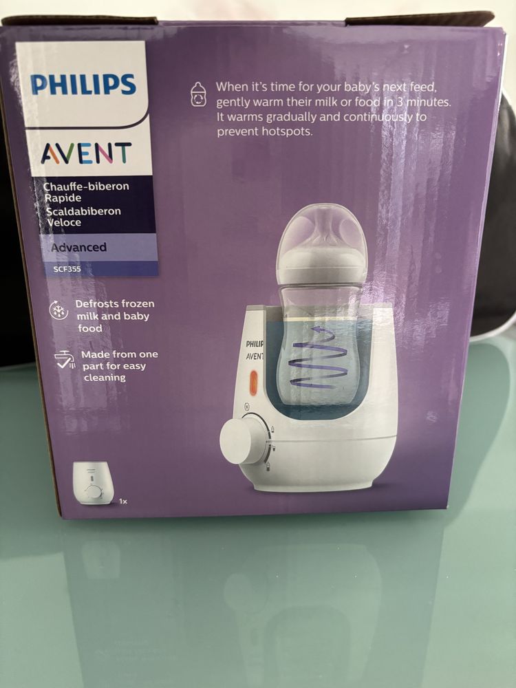 Aquecedor biberões avent