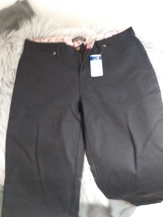 Spodnie damskie jeansowe, nowe, czarne r. S
