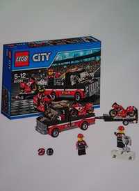 Lego city 60084 kompletne, transporter motocykli