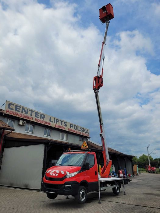 przegubowy/podnośnik/Multitel/MX170/zwyżka/2016r./Iveco/koszowy/17m
