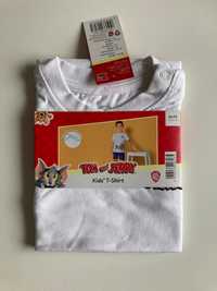 Nowy T-shirt Tom i Jerry na prezent 86/92