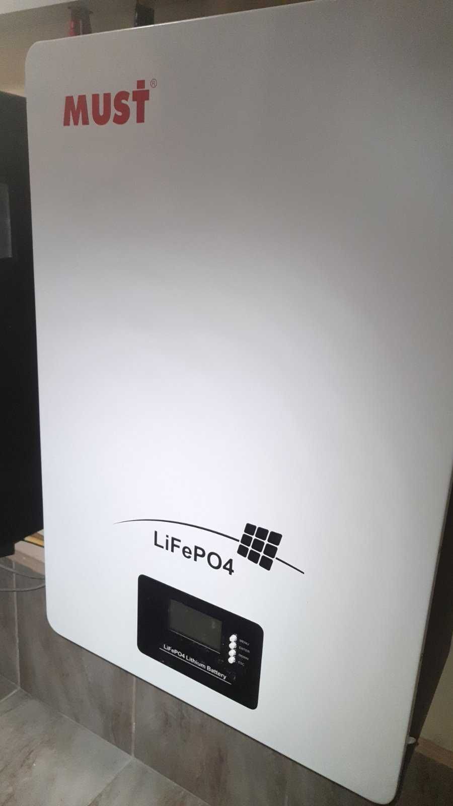 Аккумулятор Must LP16-48100, LiFePO4, 51.2V 100AH (5 кВТ)!