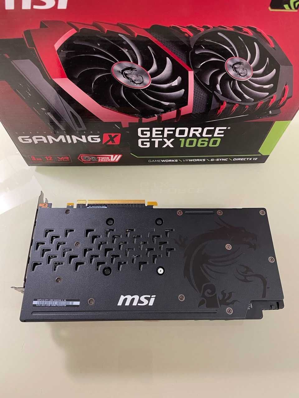 MSI GTX 1060 3Gb Gaming X