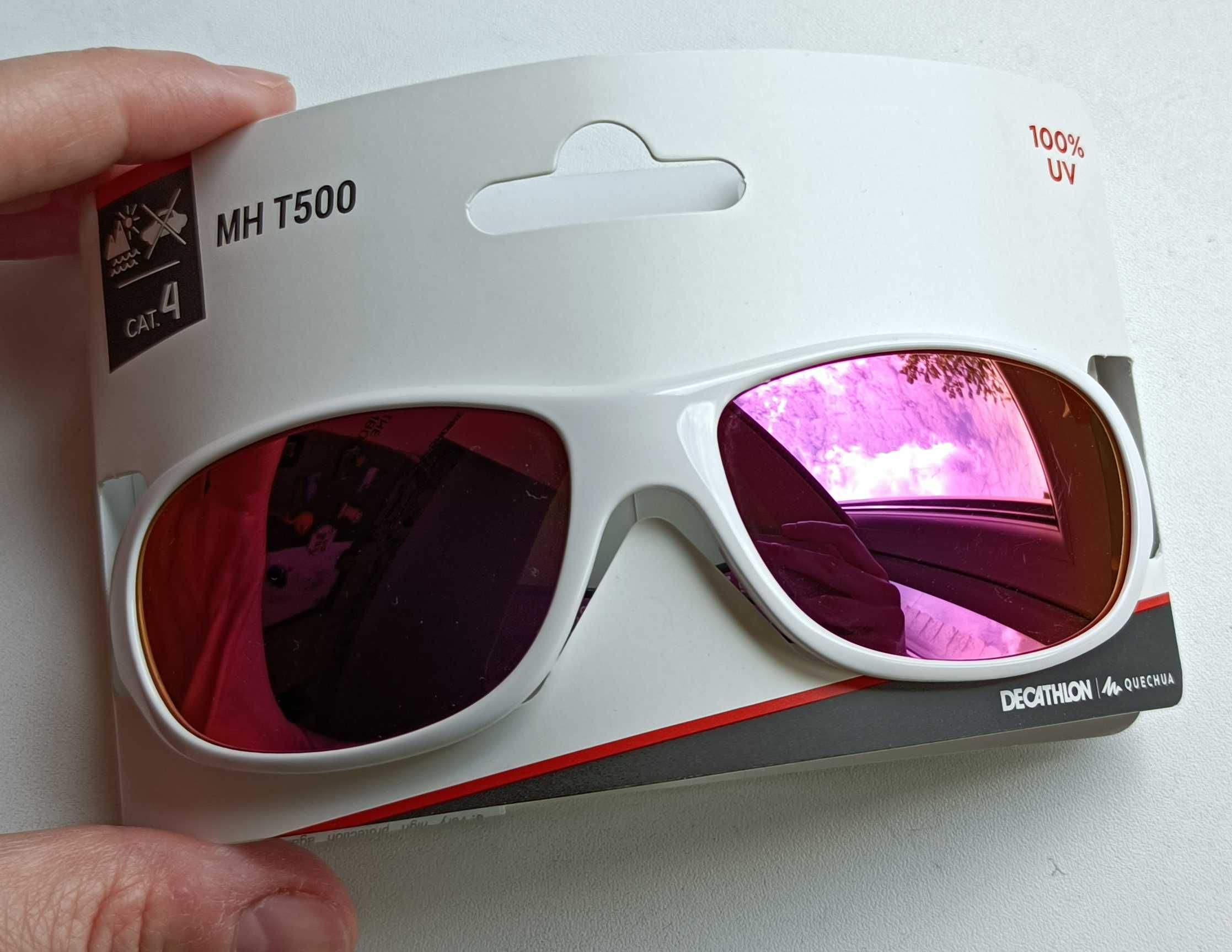 Quechua okulary przeciwsłoneczne UV 400 CAT.4 Nowe dla dziewczynki