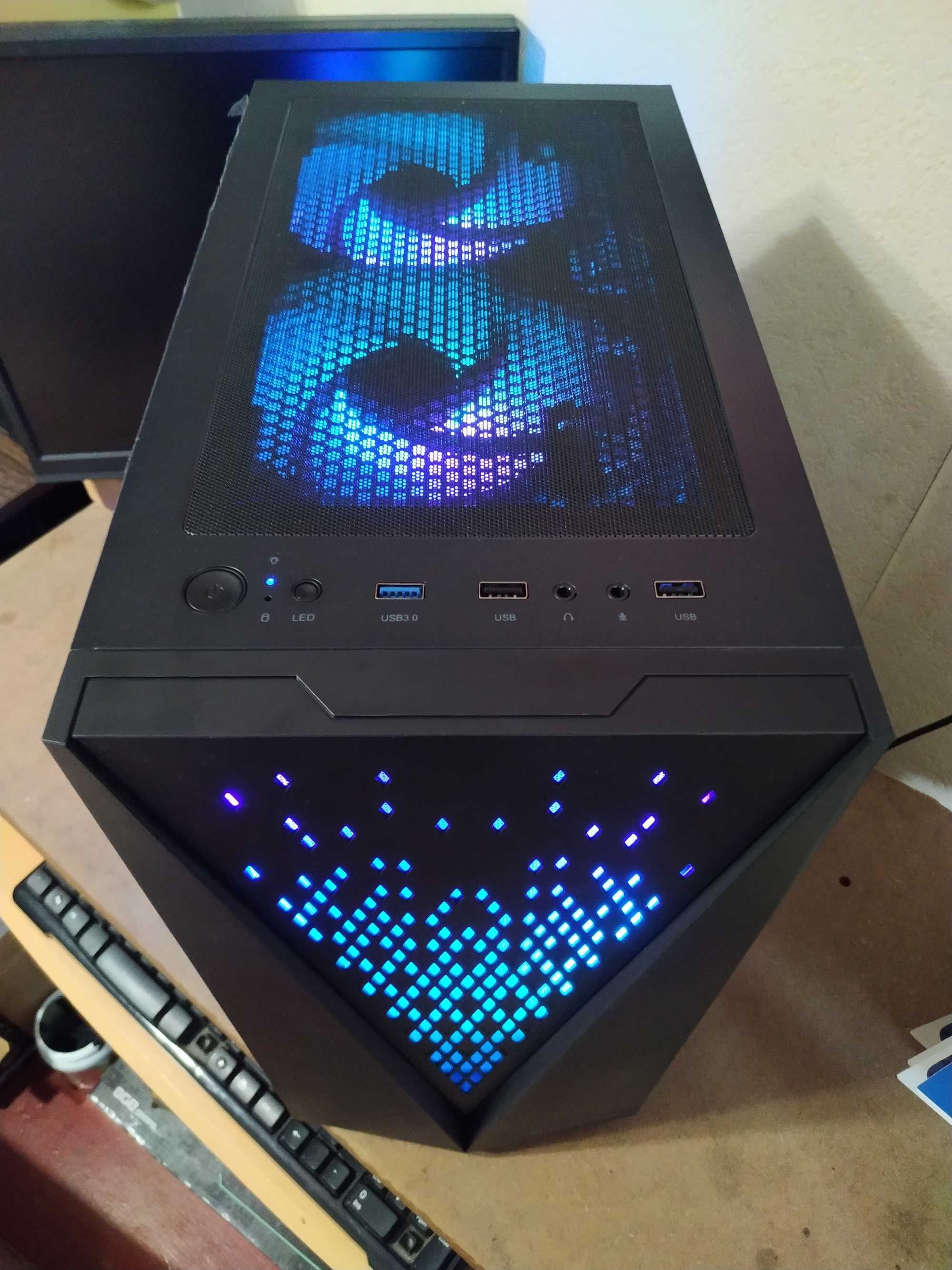 Ігровий комп'ютер RYZEN 5 3600 4.2Ghz, GTX 1070 8GB, 16GB DDR4,SSD+HDD
