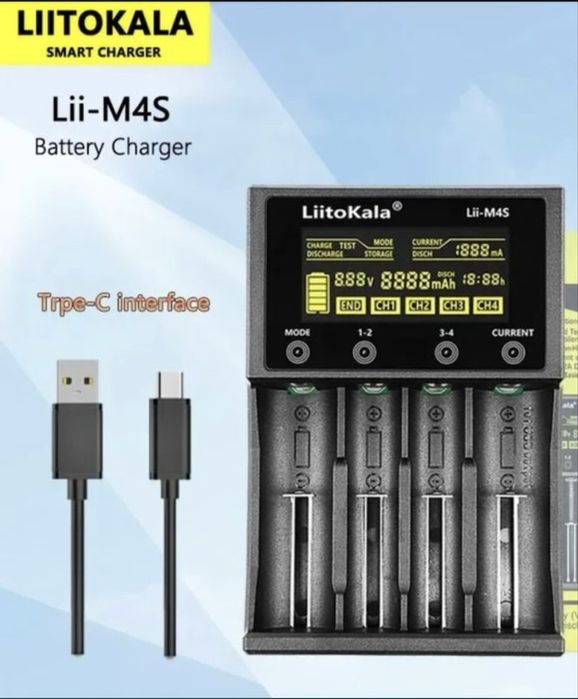 Зарядний пристрій Liitokala lii-M4S