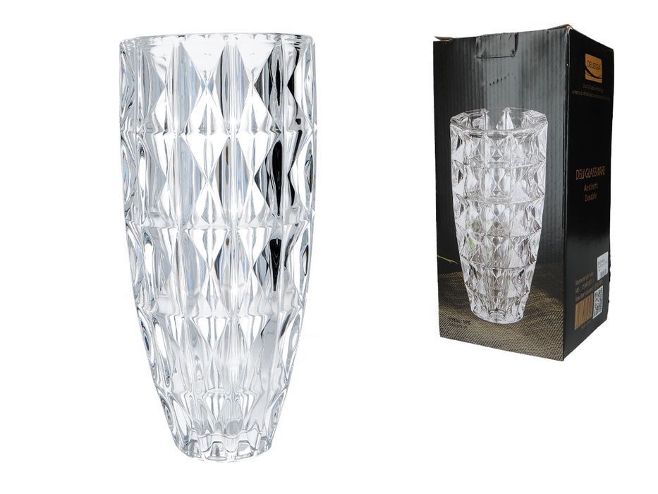 Wazon szklany duży - bezbarwny