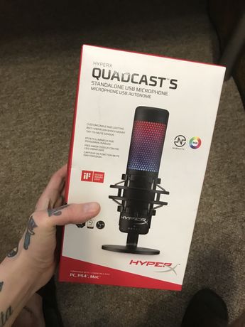 Микрофон Hyperx quadcast s