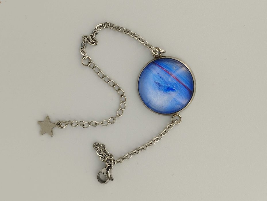 Bransoletka pojedyncza – łańcuszek – średnica oczka 20 mm