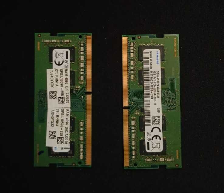 Memória RAM DDR4 8GB (2×4GB) 3200 MHz SO-DIMM – Samsung