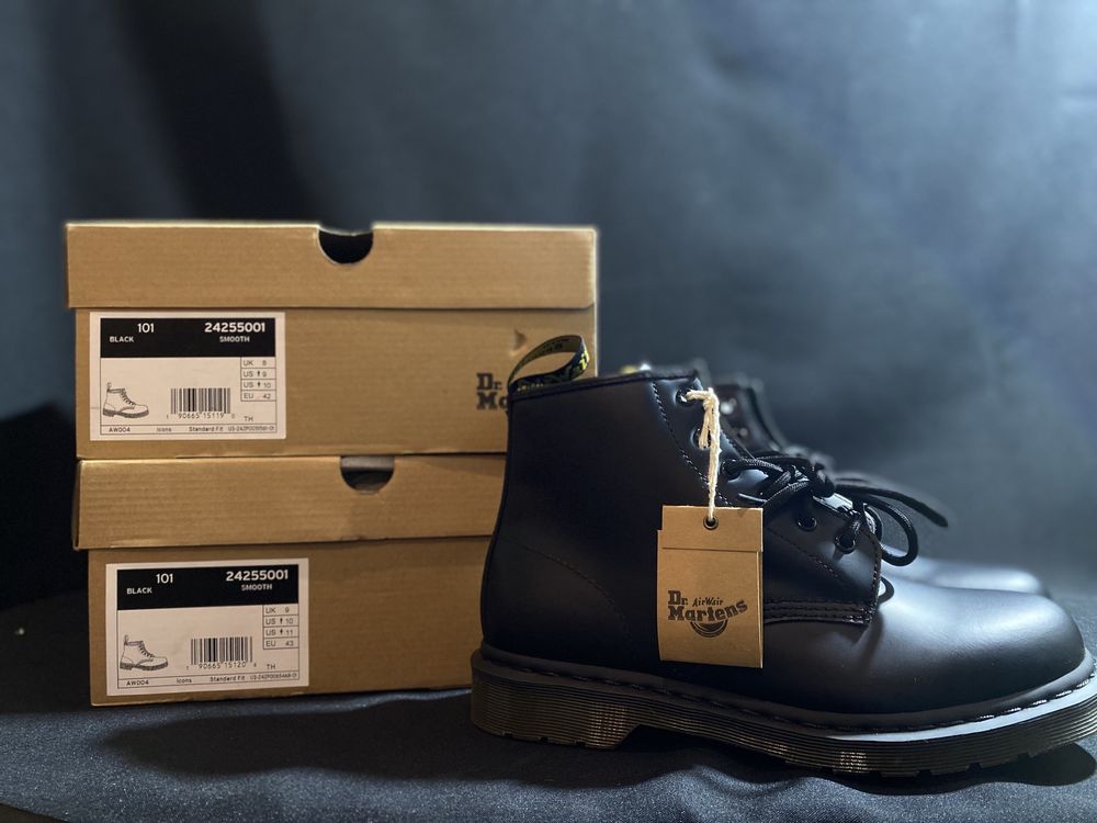 Ботинки Dr. Martens 101 Smooth оригинал мартинсы