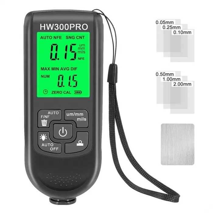 Толщиномер HW 300PRO автомобильный, Новый. Инструкция