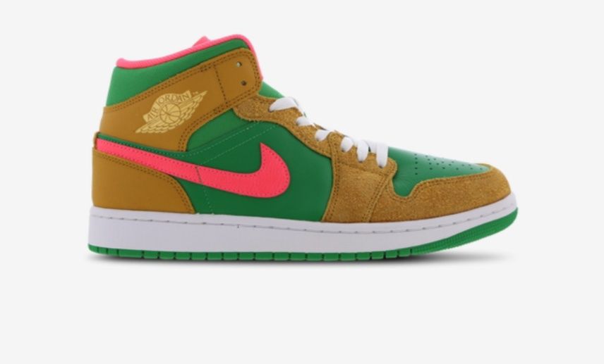 Buty męskie Air Jordan 1 Mid Se Wheat/Watermelon