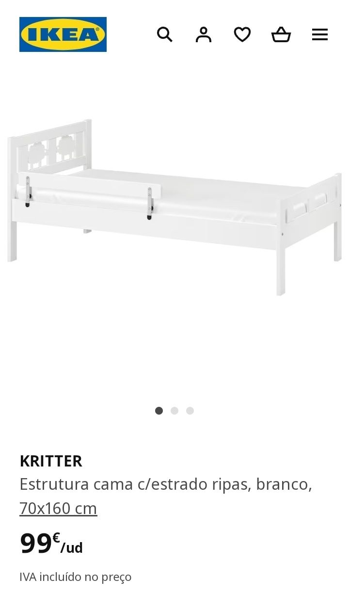 Cama criança Kritter IKEA