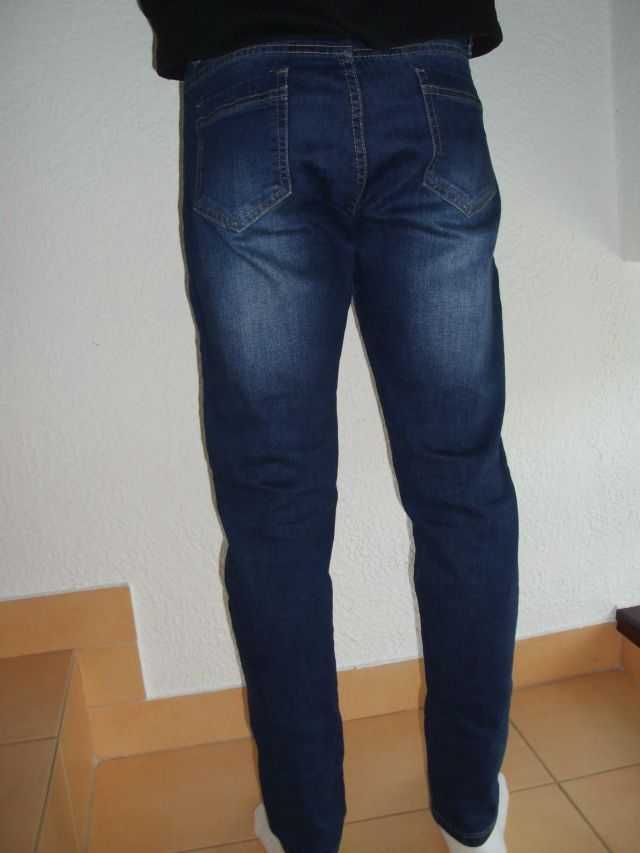 Spodnie jeans męskie / chłopięce 164