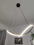 Zyrandol LED czarny
