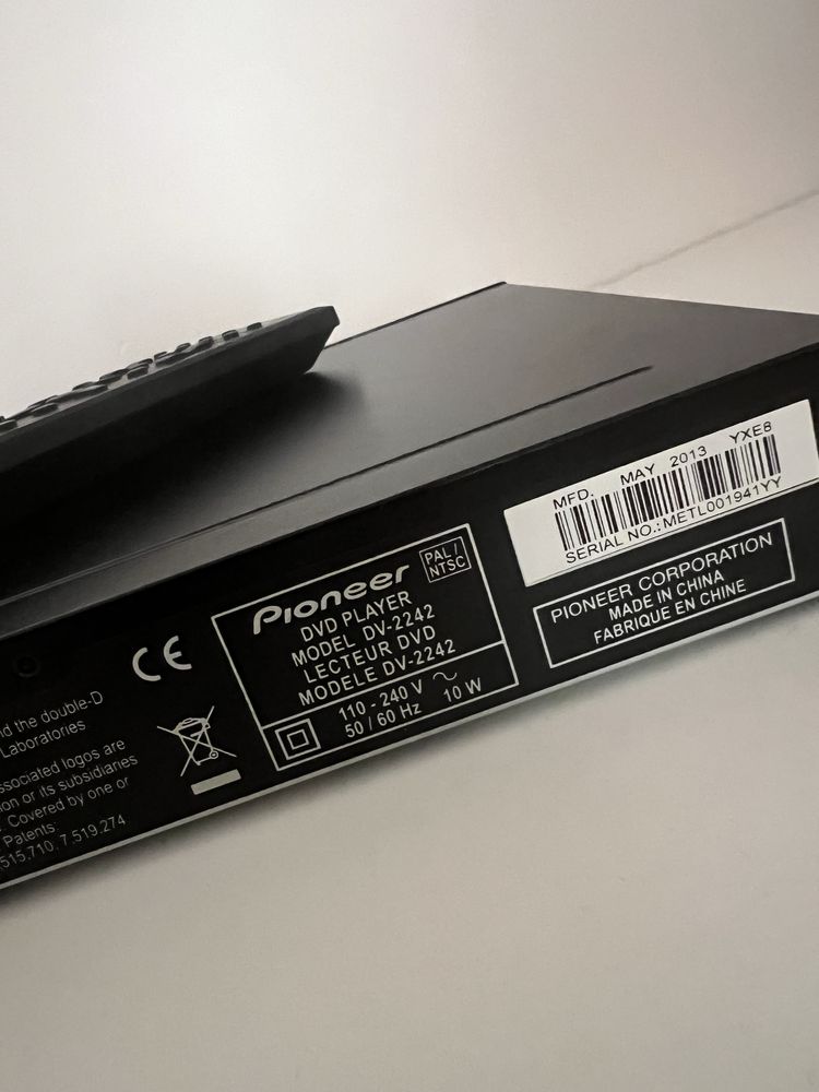 Pioneer Leitor DVD DV-2242 USB