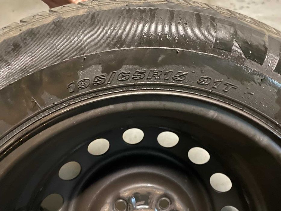 4x koło Letnie + Zimowe  5x114,3mm bdb duży bieżnik 195/65/R15 2024rok