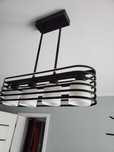 Lampa sufitowa czarna