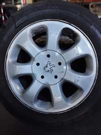 Jogo Jantes PEUGEOT 406 R15 com pneus