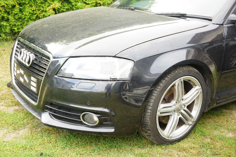 Audi a3 8P lift S-line Kompletny przód 3D maska zderzak xenon LZ9Y *