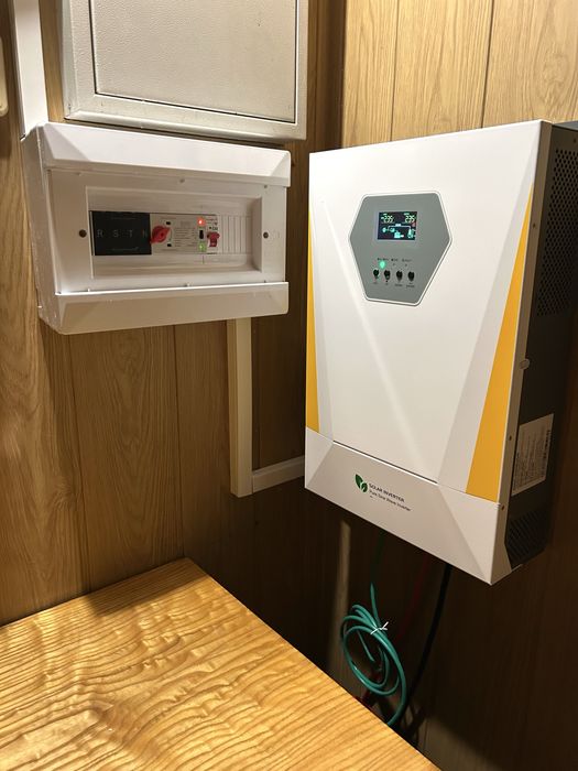 ‼️220В 5500Вт інвертор гібридний з чистим правильним синусом для котла