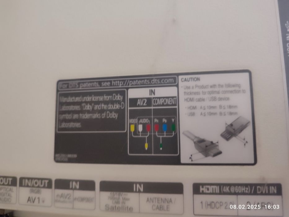 Телевізор LG 40UB800v