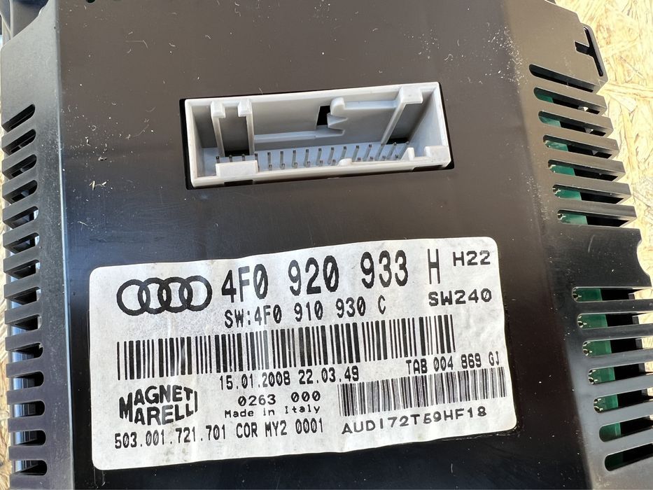 Licznik kolorowy fis AUDI A6 C6 2.0 TFSI 2.4 2.8 3.2 4.2 BEN EU