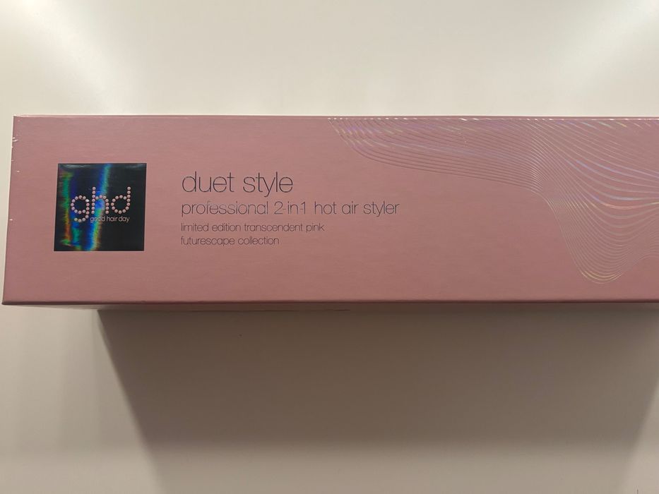 GHD duet Style 2 em 1 Rosa nude com bolsa-como nova