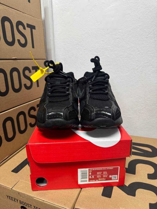 Мужские кроссовки Nike air Zoom x Spiridon black кожанные 41 42 43 44