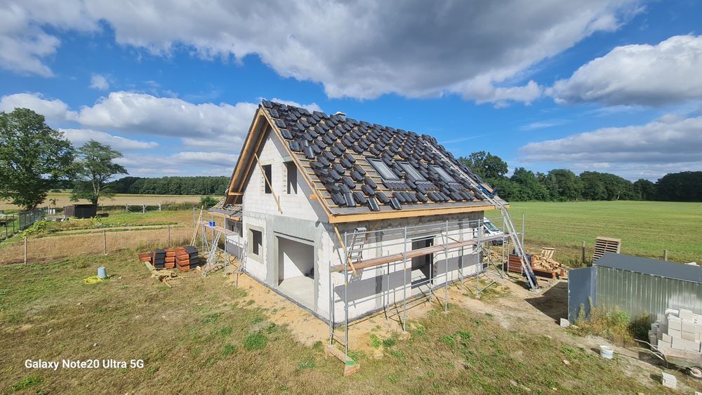 Budowa domów, przebudowa, montaż instalacji wod-kan, elektryczna