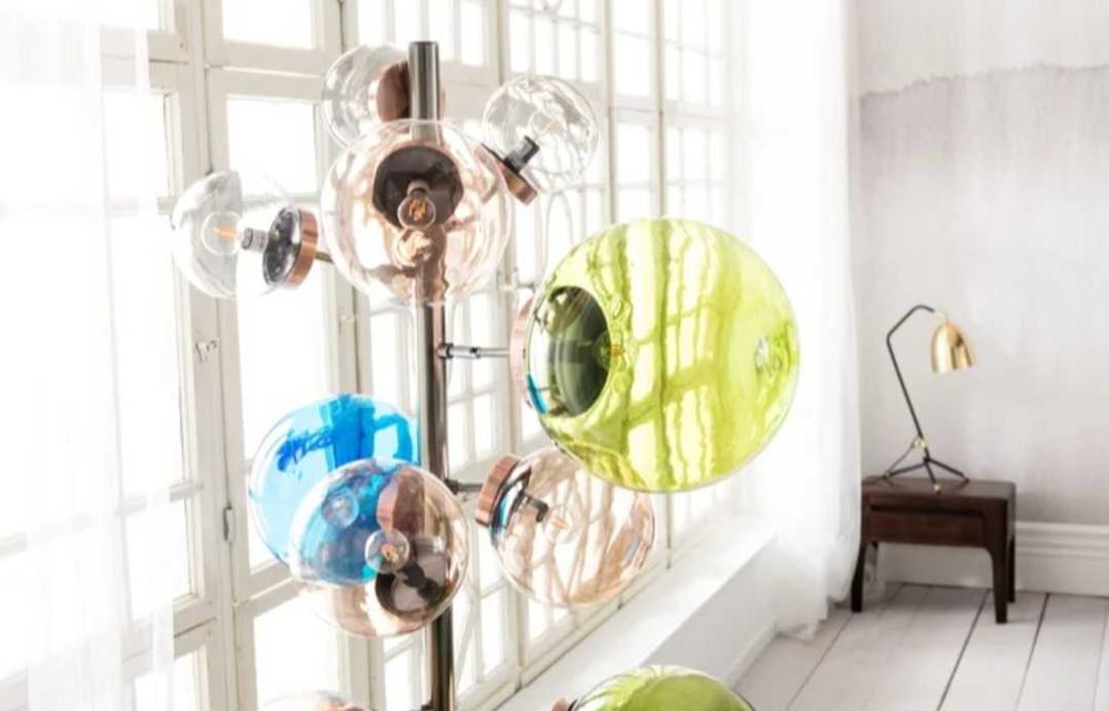 Lampa podłogowa Balloon Colore 95x160 cm kolorowa